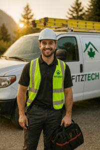 Kelowna Electrician Commercial panel labeling and breaker testing — compliance check