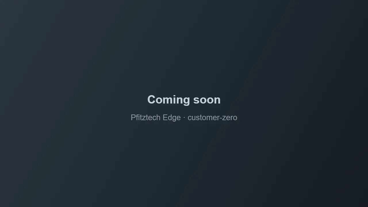 Pfitztech's own Edge hardware running its private AI